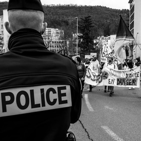 04 février 2021 à Gap (Hautes-Alpes) : Manifestation des soignants oubliés du Ségur de la santé.