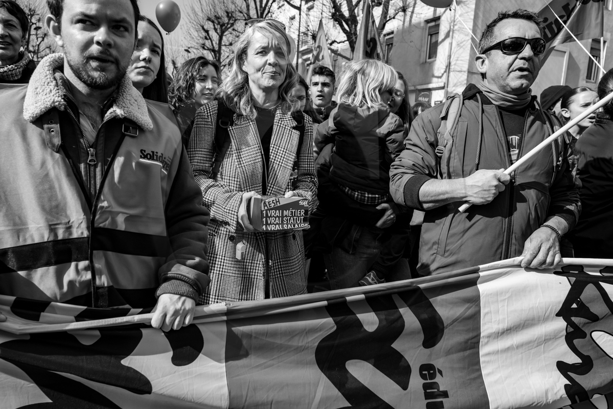 7 mars 2023 : Manifestation contre la réforme des retraites à Gap