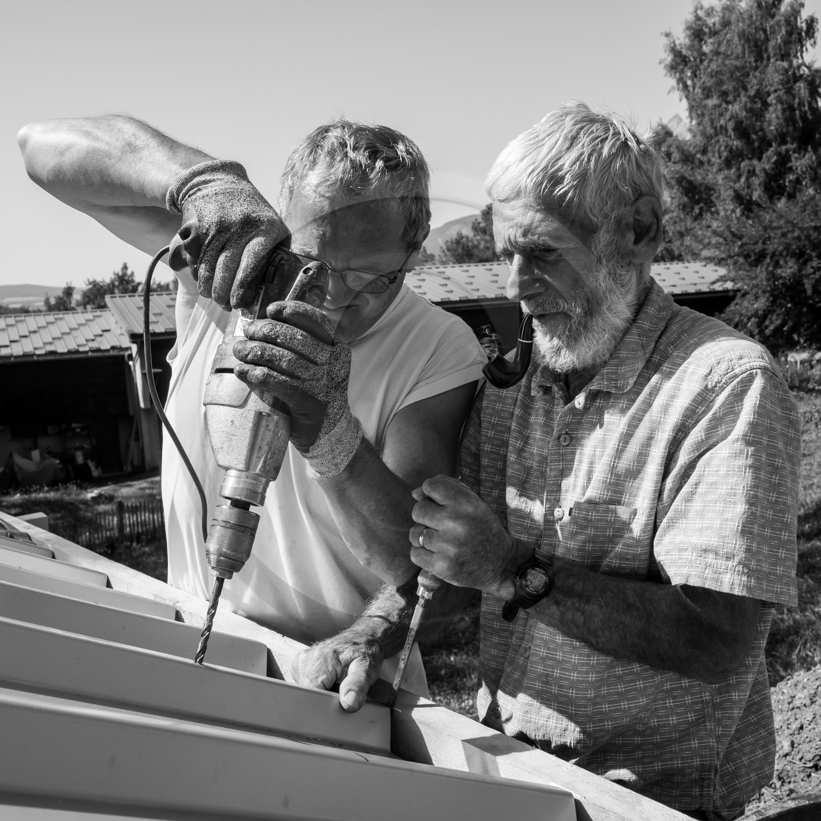Construction d'une cabane