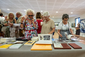 Vernissage de l'exposition Henri Bosco, le poète et les images de Liliane Marco à Lourmarin