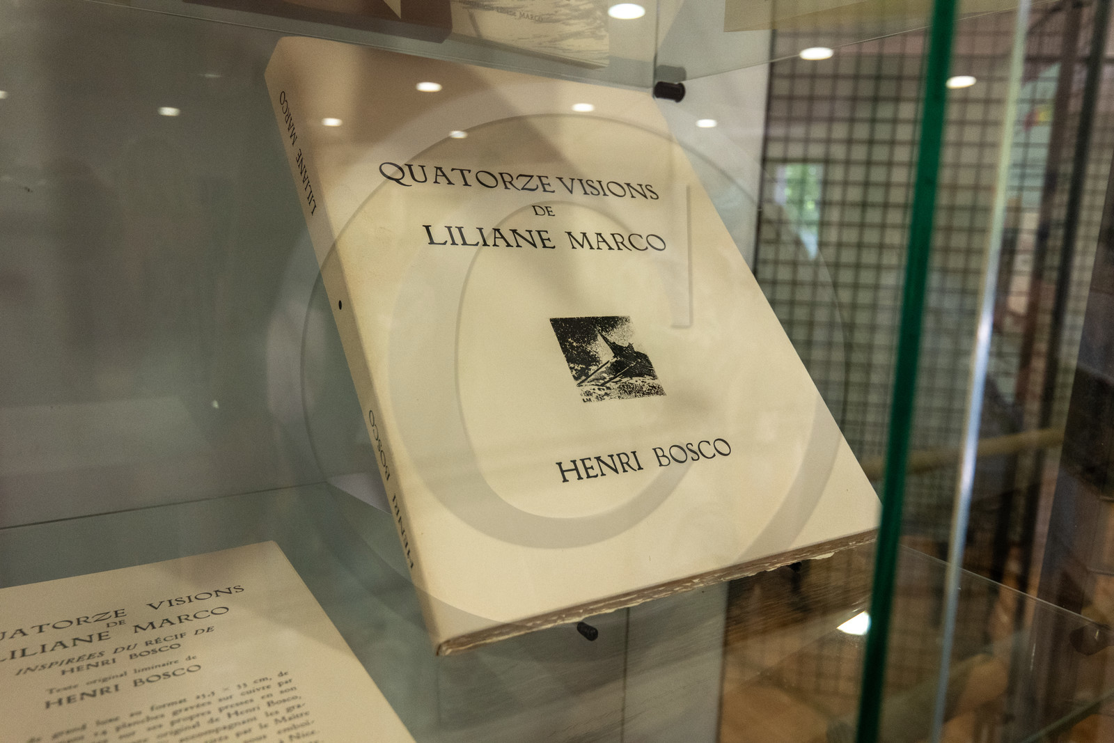 Vernissage de l'exposition Henri Bosco, le poète et les images de Liliane Marco à Lourmarin