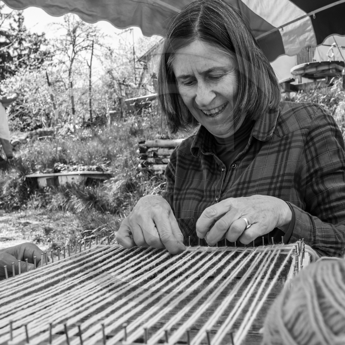 Atelier laine et promenade au jardin