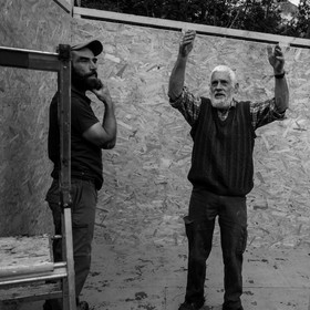 Installation de la cabane