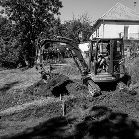L'installation de la cabane