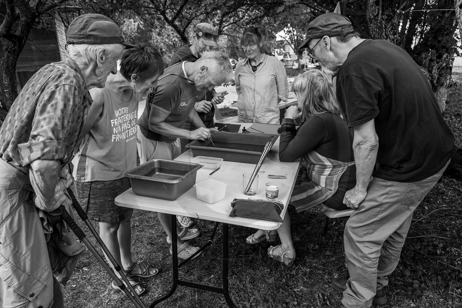 05 juillet 2023 : une cantine et des artistes