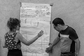 21 aout 2024 : Réalisation de Marcel Joli Coeur, l'homme de l'Ouort avec Barbara Fougnon, artiste plasticienne, et un anniversaire en chansons.