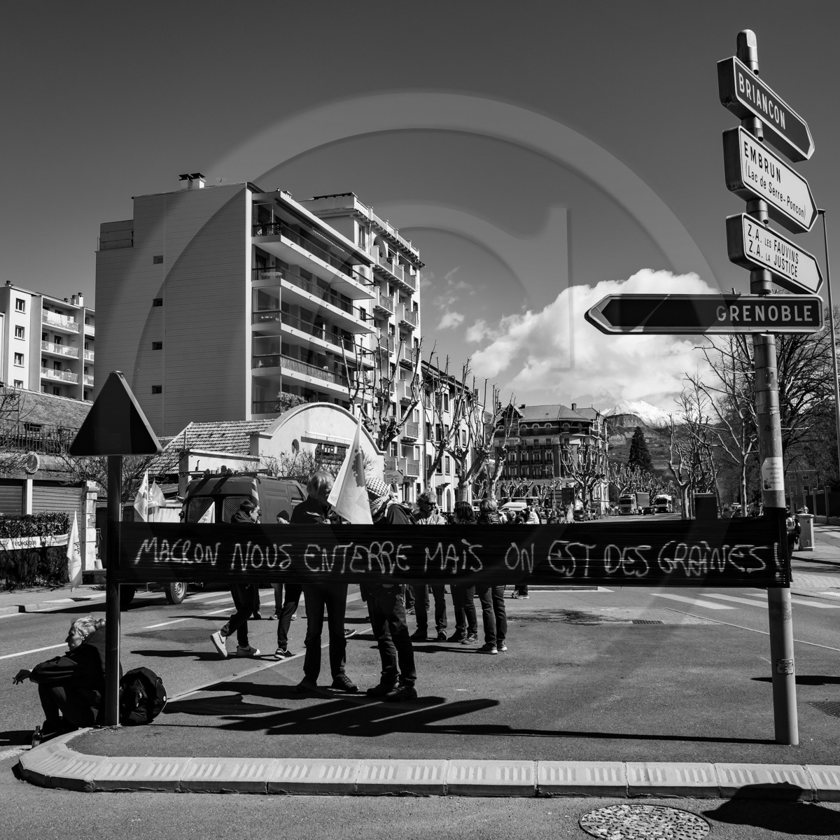 13 avril 2023 : Manifestation contre la réforme des retraites à Gap