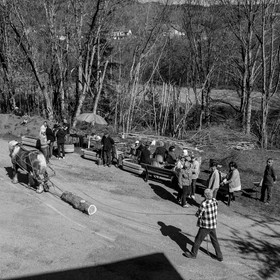 Débardage avec un cheval - 17 04 17