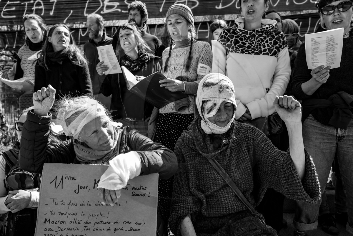 6 avril 2023 : Manifestation contre la réforme des retraites à Gap