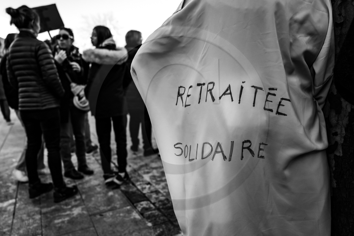 11 février 2023 : Manifestation contre la réforme des retraites à Gap (Hautes-Alpes)