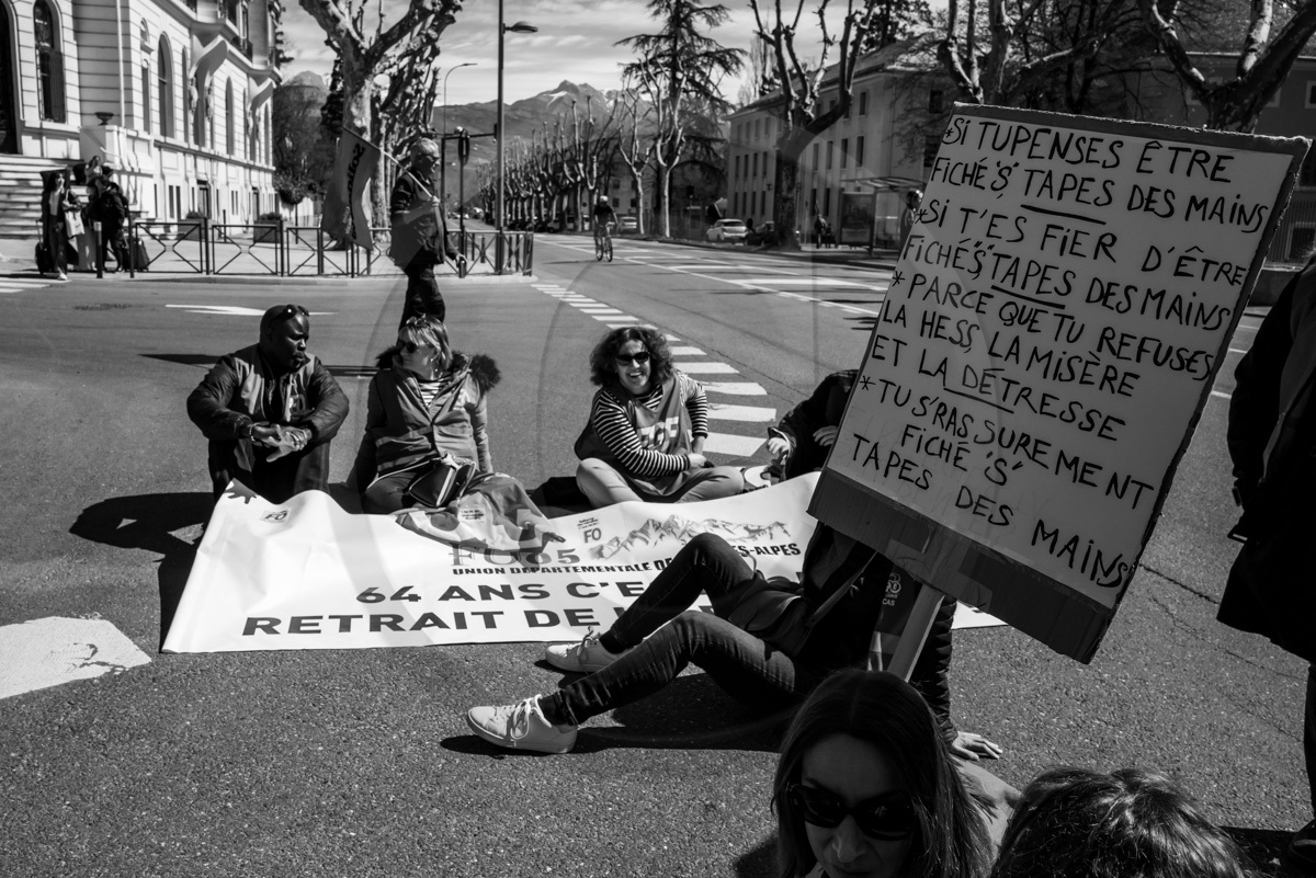 6 avril 2023 : Manifestation contre la réforme des retraites à Gap 6 avril 2023 : Manifestation contre la réforme des retraites à Gap