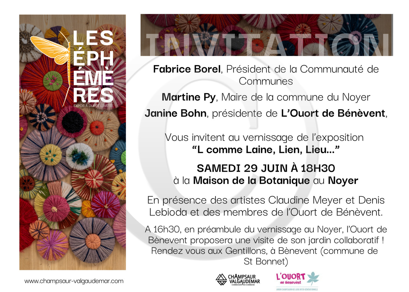 Invitation Fête de la Transhumance - 3