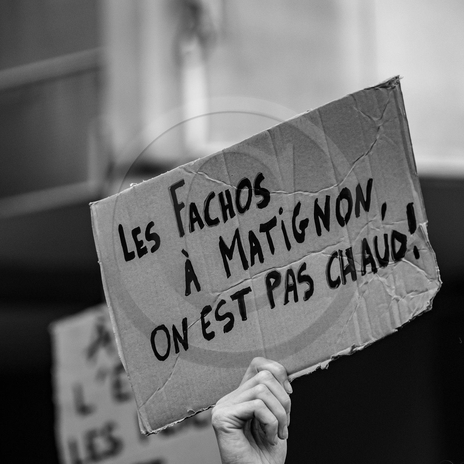 15 juin 2024 - Gap (Hautes-Alpes)- Manifestation contre l'extrême droite