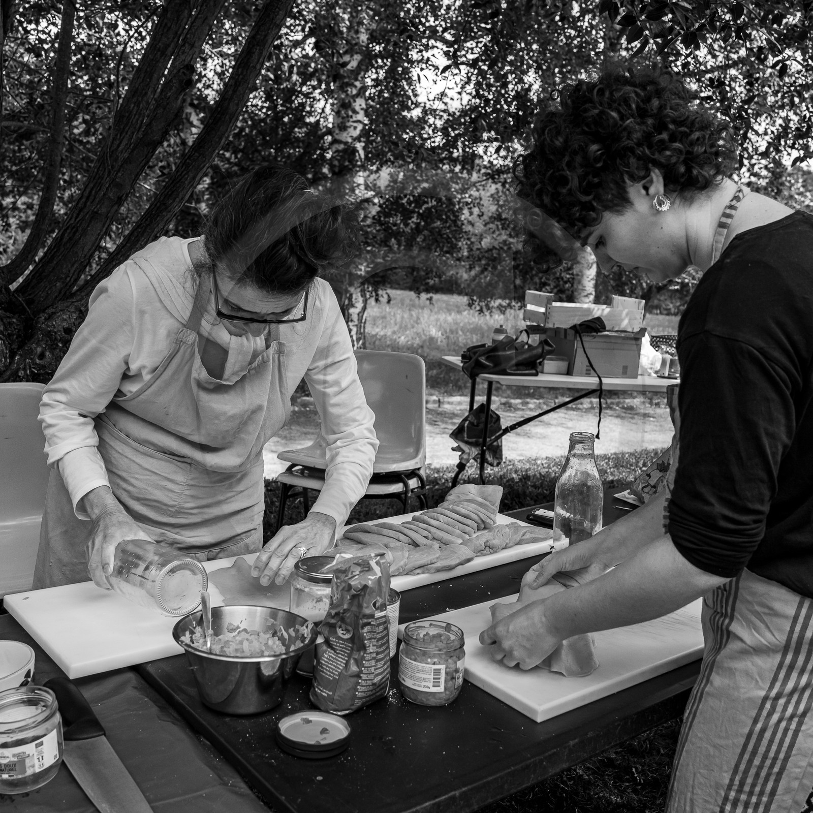 05 juillet 2023 : une cantine et des artistes