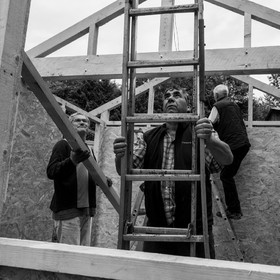 Installation de la cabane