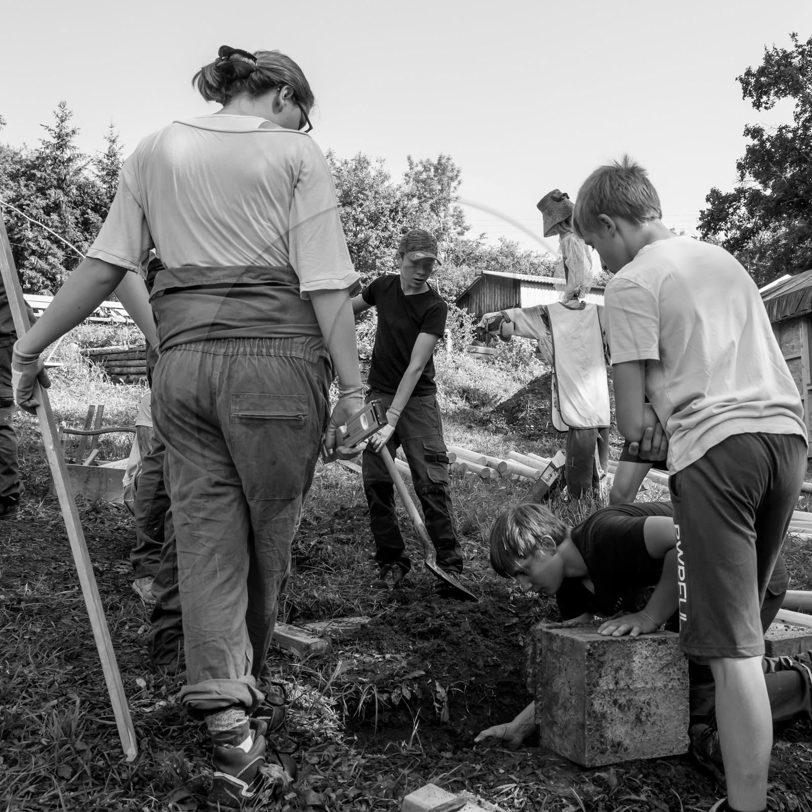 Construction de bacs surélevés Construction de bacs surélevés