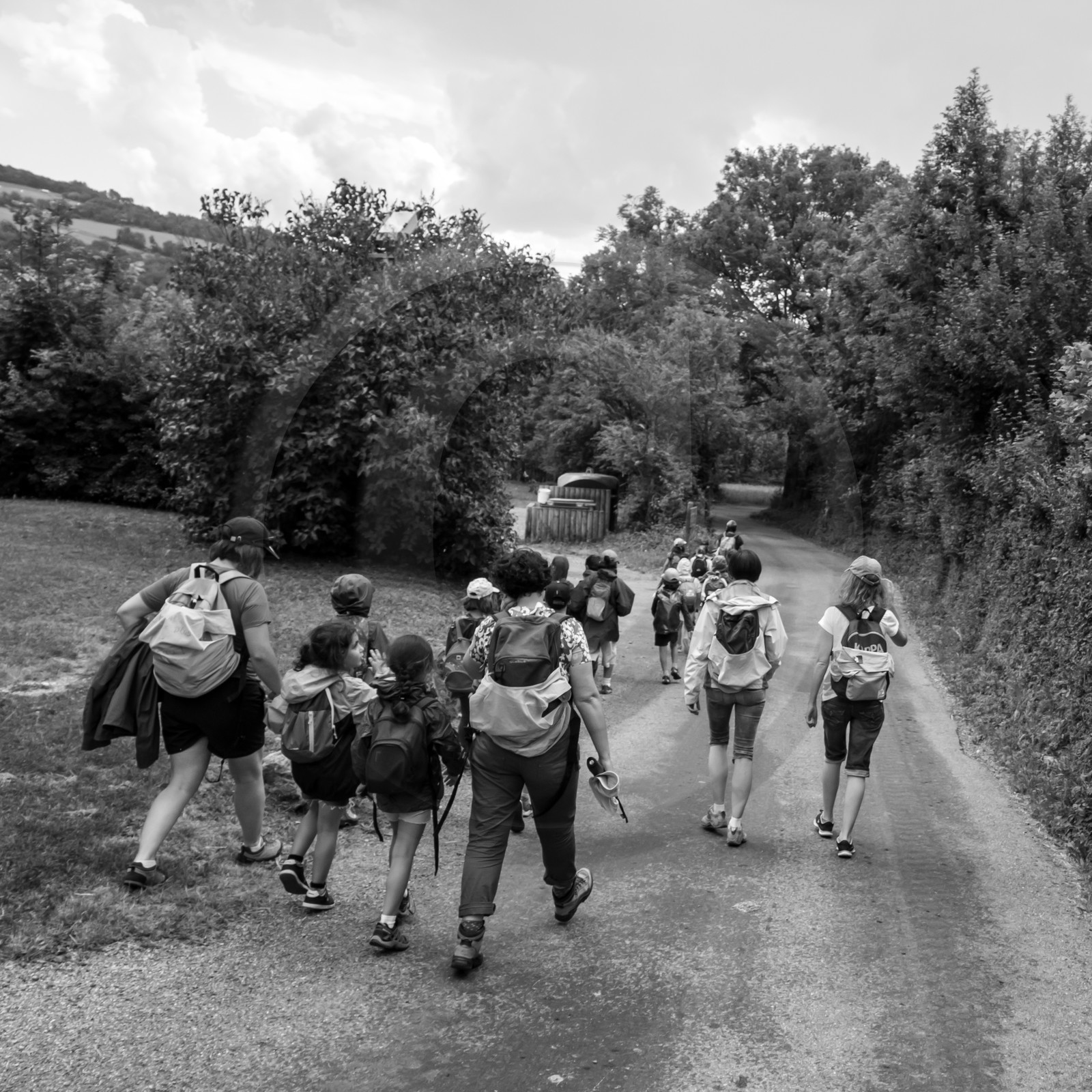Avec l'école de Saint-Bonnet