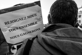 11 février 2023 : Manifestation contre la réforme des retraites à Gap (Hautes-Alpes)