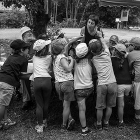 Avec l'école de Saint-Bonnet