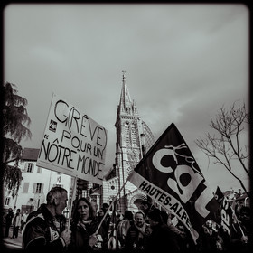 Manifestation à Gap le 17 décembre 2019