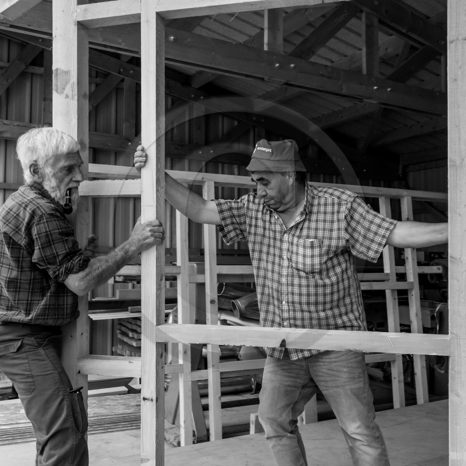 Construction d'une cabane