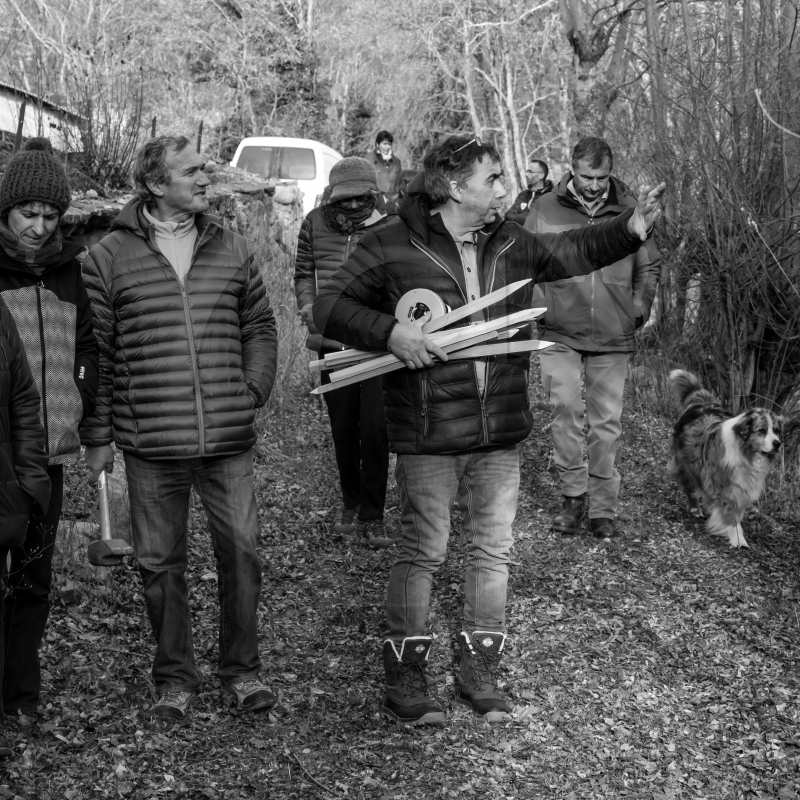 Découverte du jardin le 03 01 2017