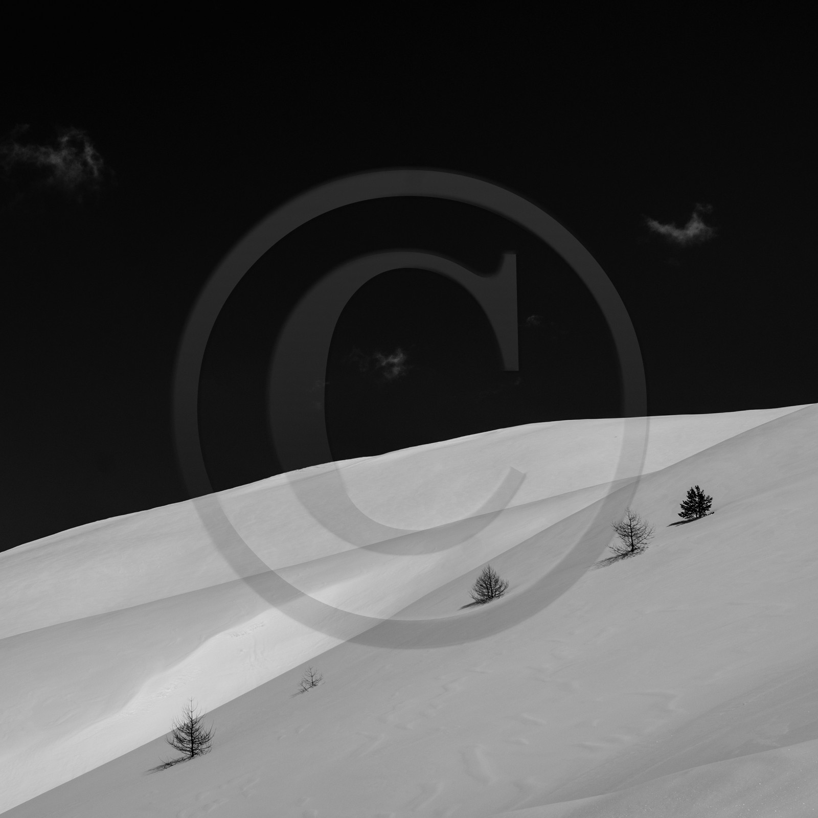 Neige au Col de Vars