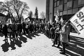 16 février 2023 : Manifestation contre la réforme des retraites à Gap (Hautes-Alpes)