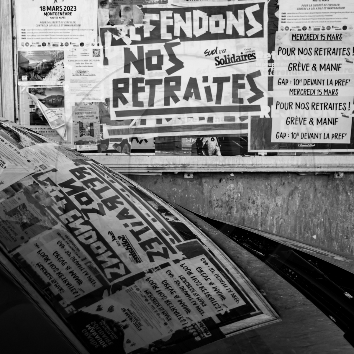 16 mars 2023 : Manifestation contre la réforme des retraites à Gap