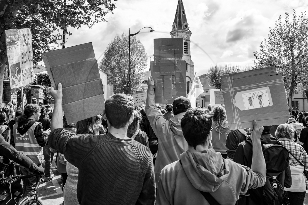 1er mai 2023 : manifestation à Gap (Hautes-Alpes)