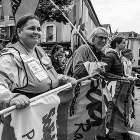 15 juin 2024 - Gap (Hautes-Alpes)- Manifestation contre l'extrême droite