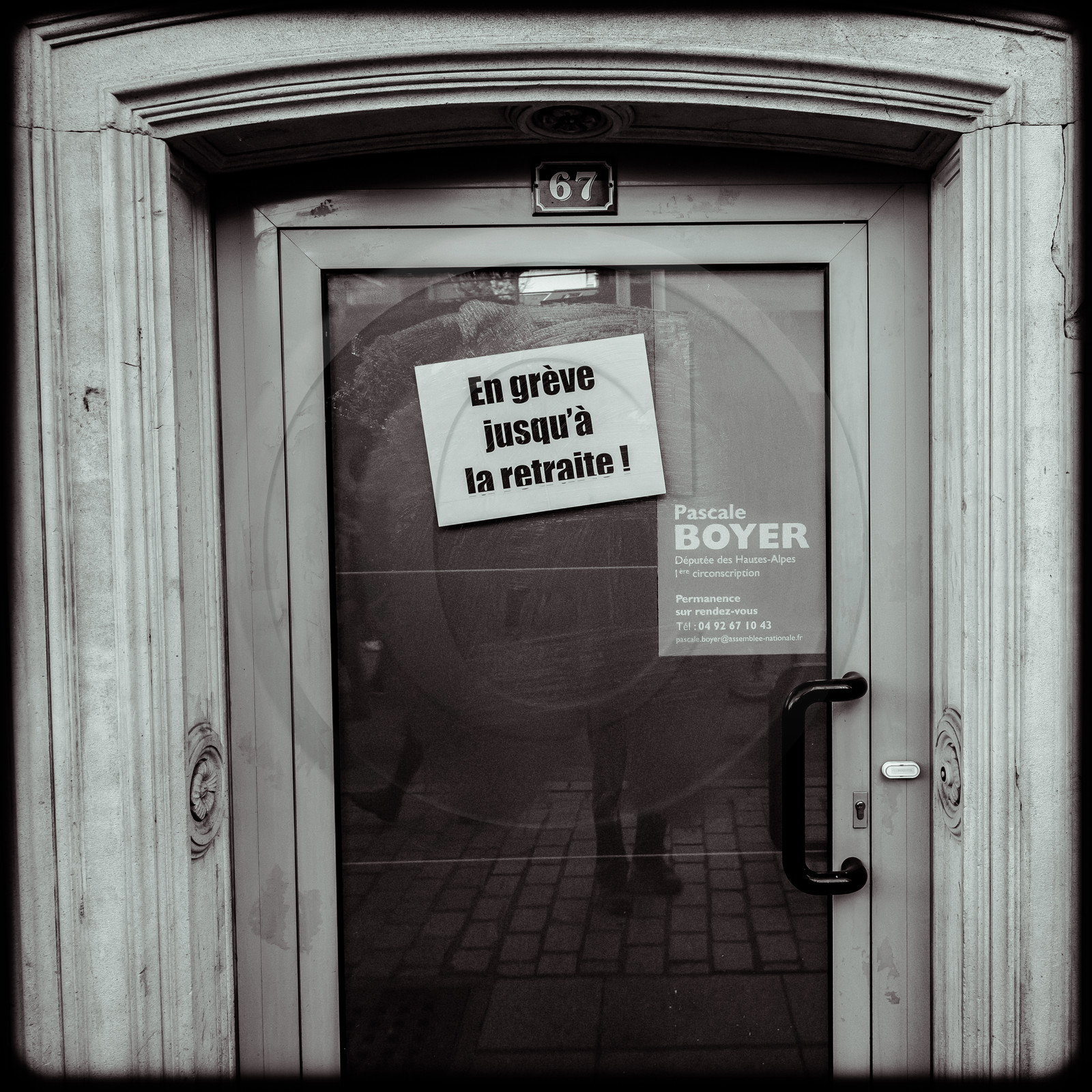 Manifestation à Gap le 10 décembre 2019.