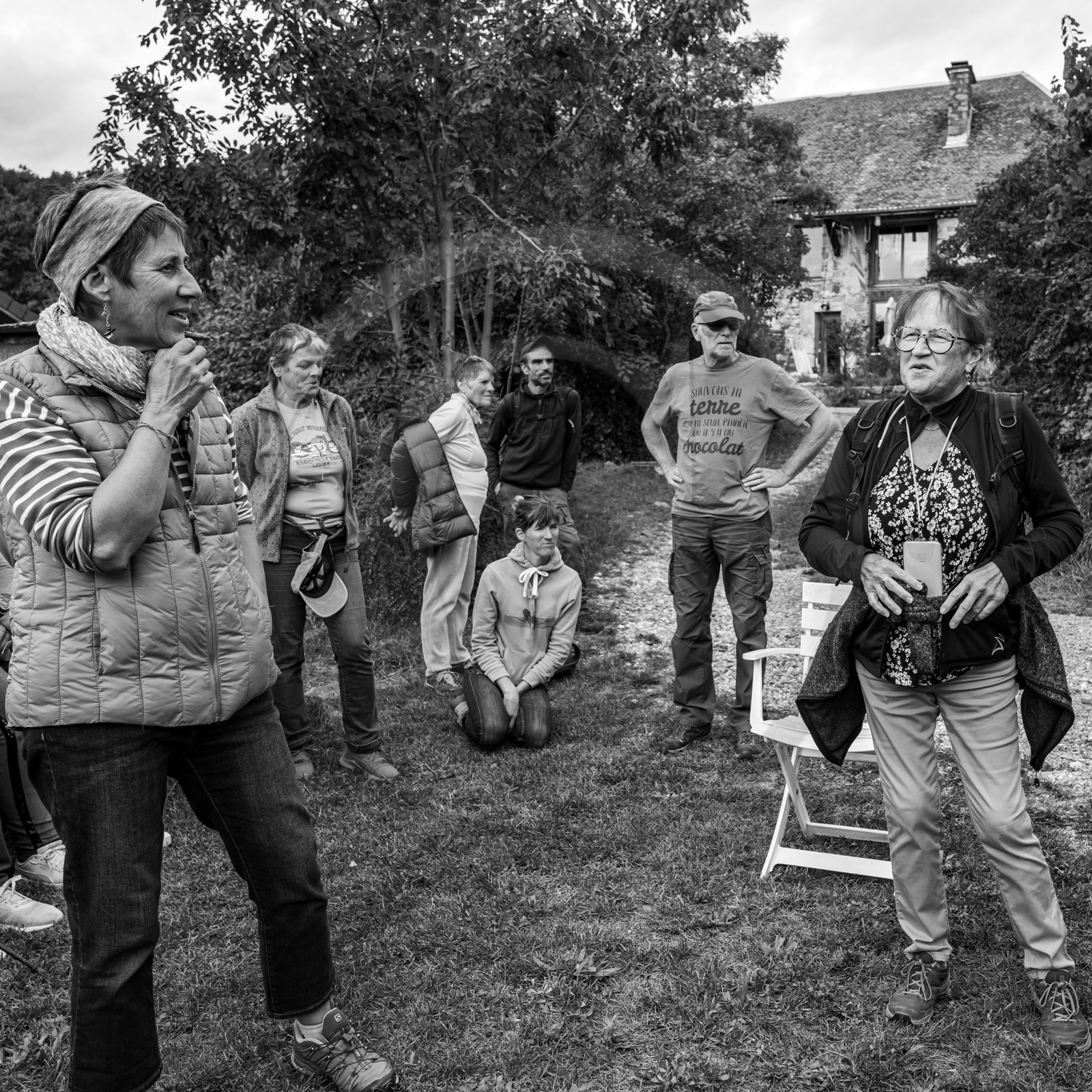 25 septembre 2024 : Promenade en joelette avec Bruno, accompagnateur en montagne et des élèves du lycée Sévigné de Gap