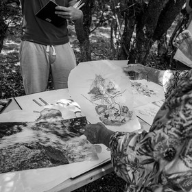 05 juillet 2023 : une cantine et des artistes