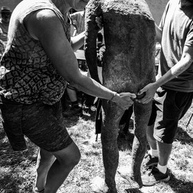 21 aout 2024 : Réalisation de Marcel Joli Coeur, l'homme de l'Ouort avec Barbara Fougnon, artiste plasticienne, et un anniversaire en chansons.