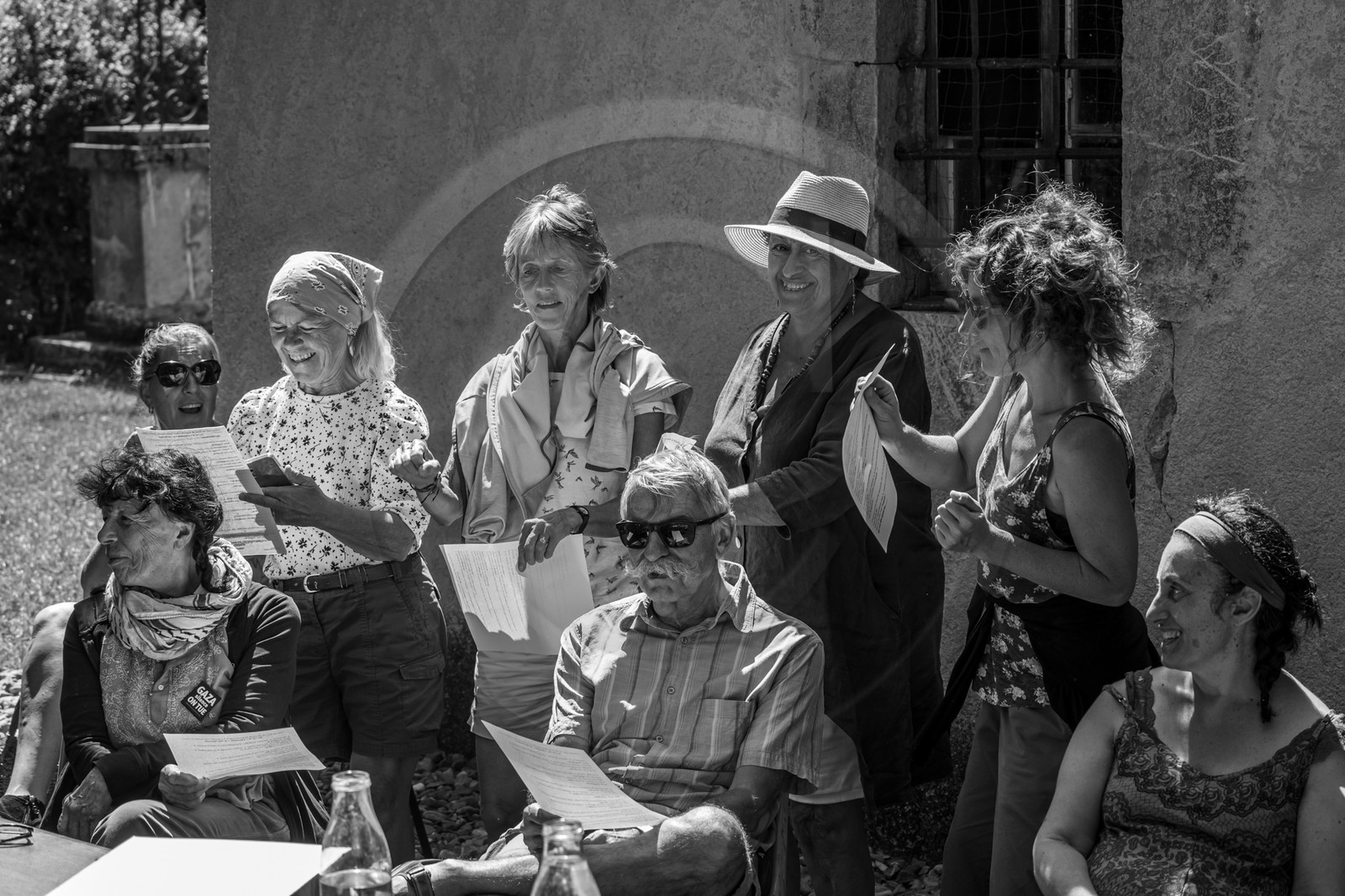 21 aout 2024 : Réalisation de Marcel Joli Coeur, l'homme de l'Ouort avec Barbara Fougnon, artiste plasticienne, et un anniversaire en chansons.