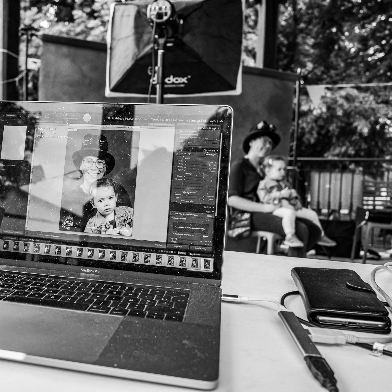 Studio photo à l'occasion des 30 ans de l'association Planète Champsaur, proposé par le PhotoLab