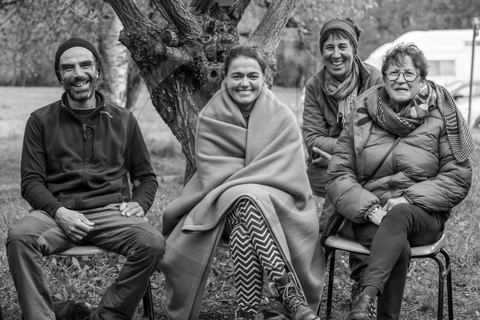08 mai 2024 : Jeanne Alcaraz, cheffe de choeur, de retour à l'Ouort après la belle aventure 2023 où elle avait animé une chorale participative.