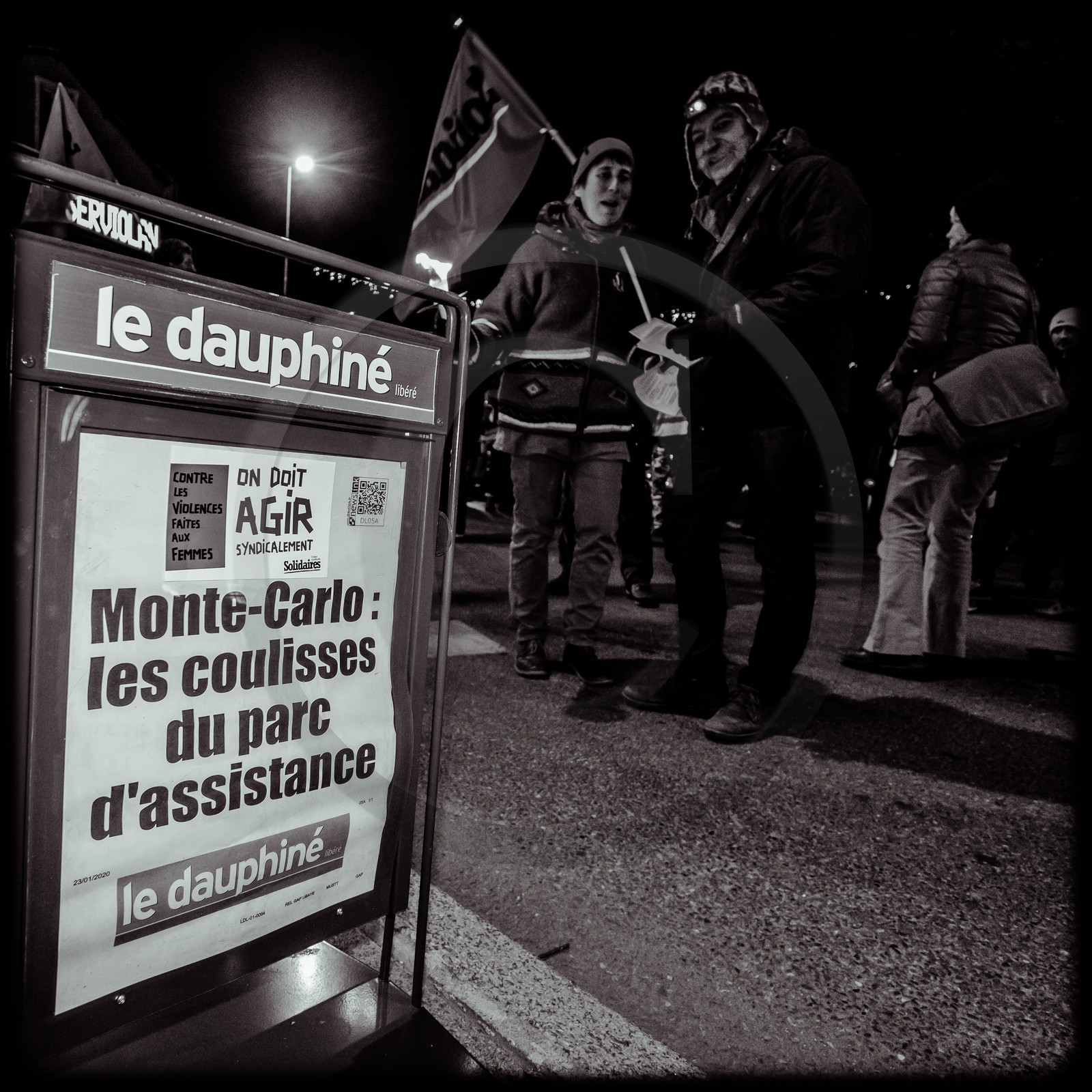 Manifestation à Gap le 23 janvier 2020 Manifestation à Gap le 23 janvier 2020