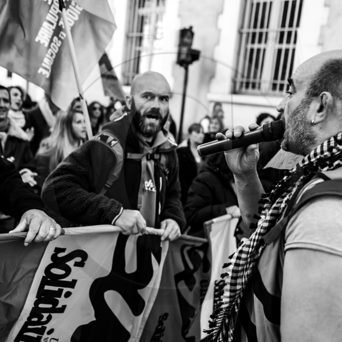 11 février 2023 : Manifestation contre la réforme des retraites à Gap (Hautes-Alpes)