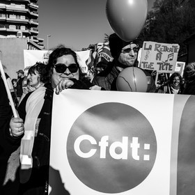 11 février 2023 : Manifestation contre la réforme des retraites à Gap (Hautes-Alpes)