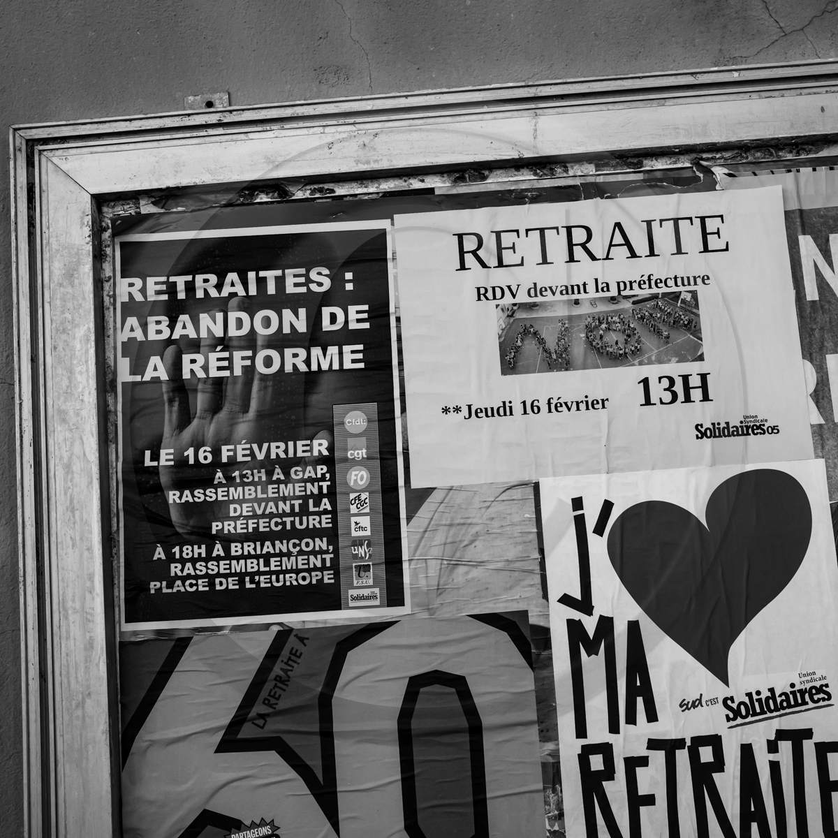 16 février 2023 : Manifestation contre la réforme des retraites à Gap (Hautes-Alpes) 16 février 2023 : Manifestation contre la réforme des retraites à Gap (Hautes-Alpes)