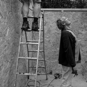 Installation de la cabane