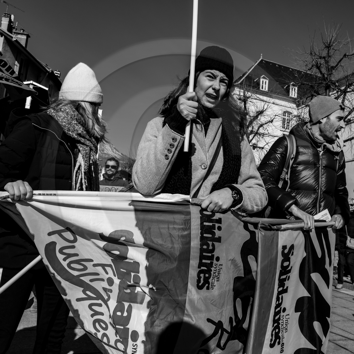 31 janvier 2023 : Manifestation contre la réforme des retraites. Plus de 4000 personnes dans les rues de Gap (Hautes-Alpes). 31 janvier 2023 : Manifestation contre la réforme des retraites. Plus de 4000 personnes dans les rues de Gap (Hautes-Alpes).