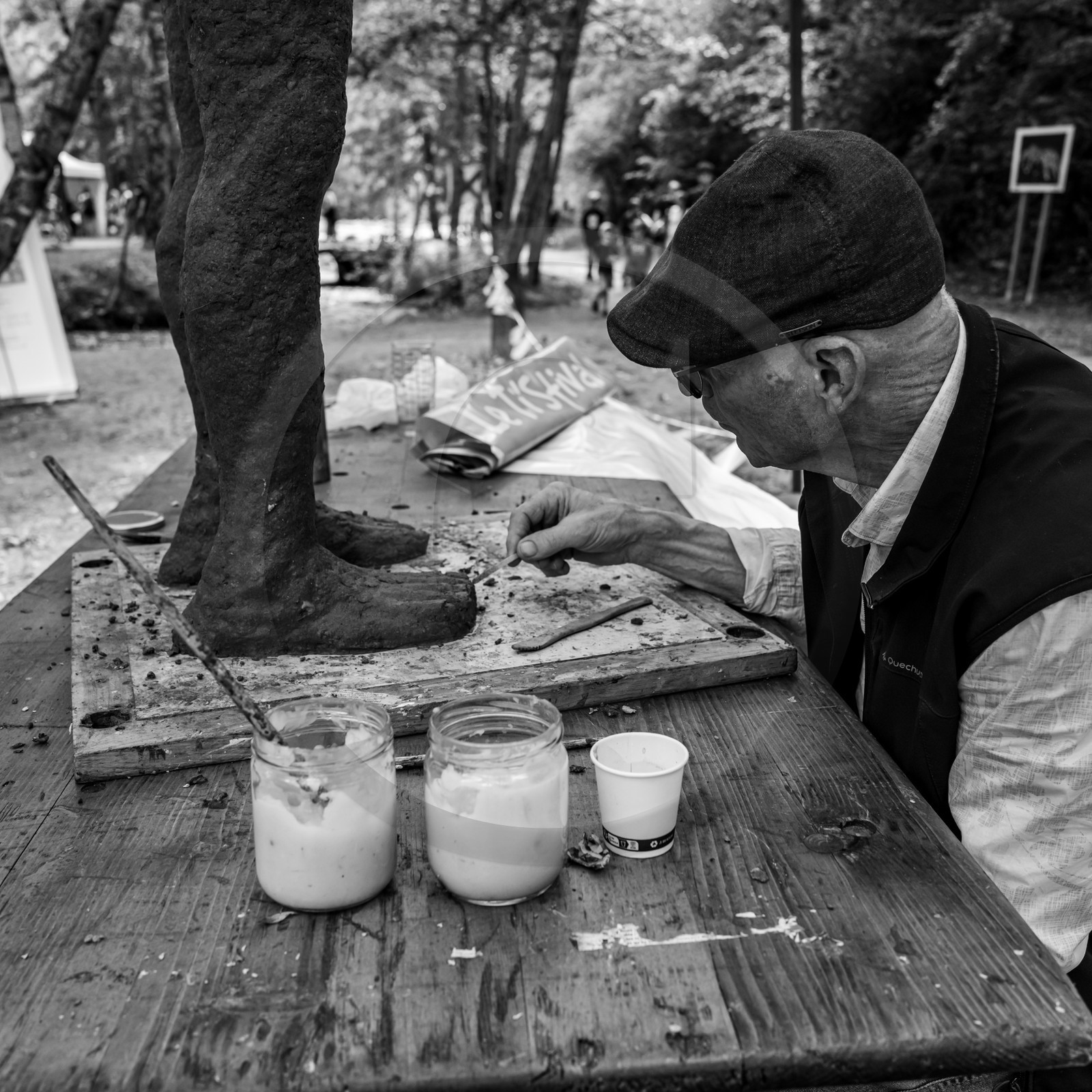14 aout 2024 : Les ateliers créatifs proposés par l'Ouort au festival  l'Echo des Mots à Saint-Jean-Saint-Nicolas