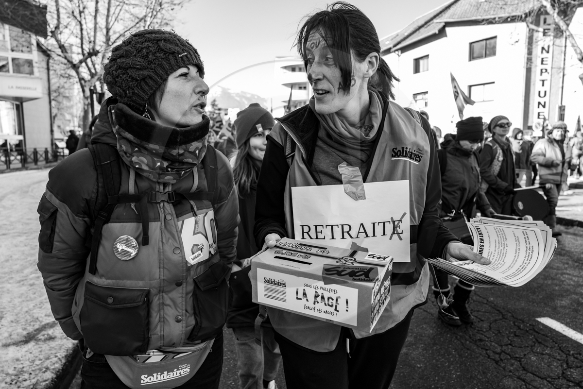 7 février 2023 : Défenses de retraites à Gap