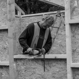 Installation de la cabane