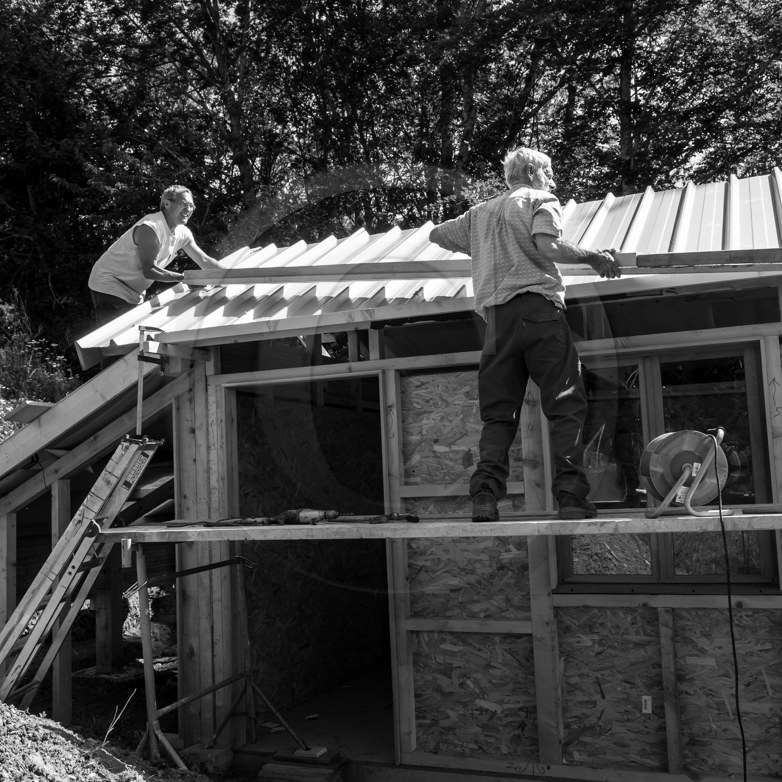 Construction d'une cabane