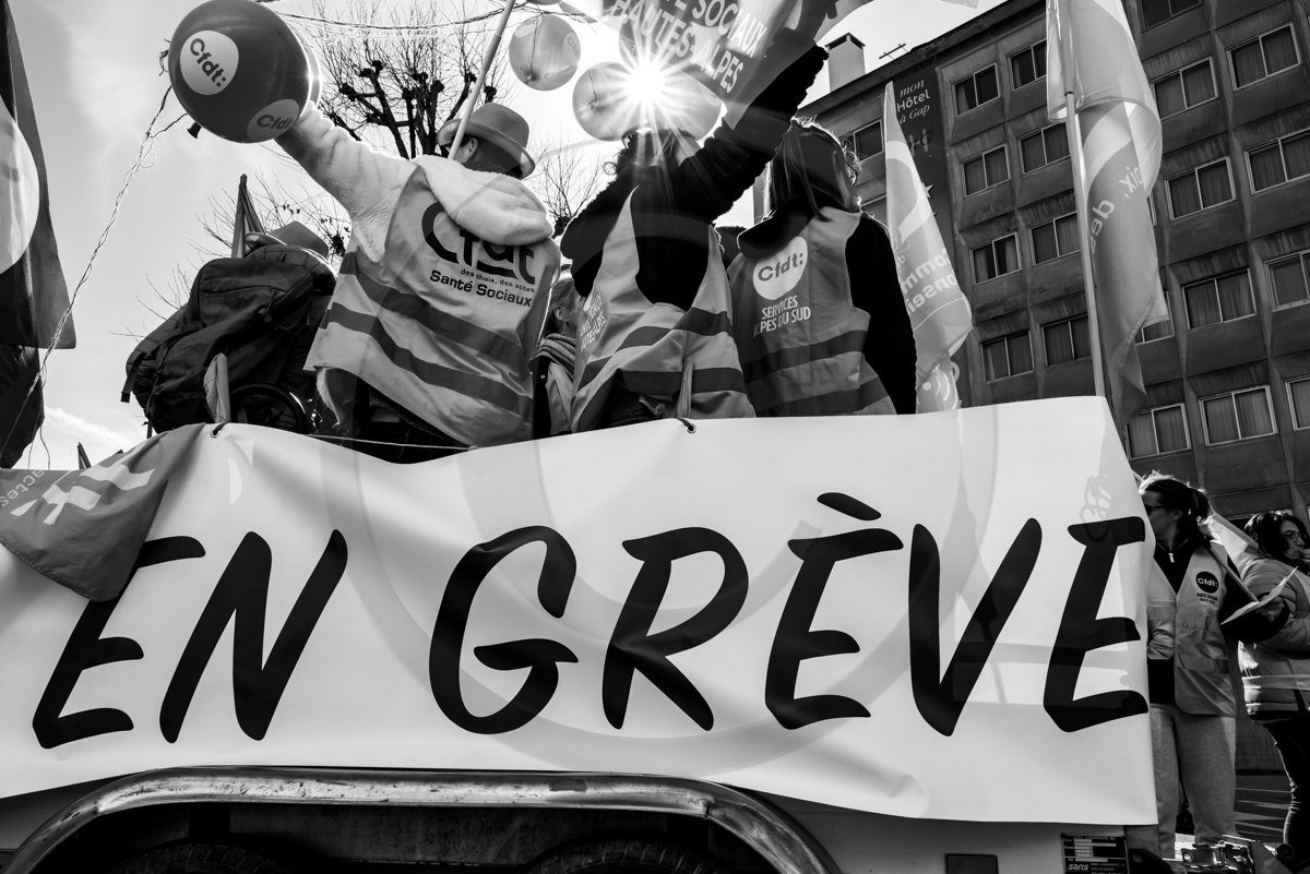 28 mars 2023 : Manifestation contre la réforme des retraites à Gap