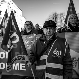 11 février 2023 : Manifestation contre la réforme des retraites à Gap (Hautes-Alpes)